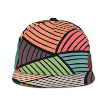 Load image into Gallery viewer, Multi-colored Fractals Snapback Hat
