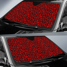 Load image into Gallery viewer, Vehicle Sun Shade Red Hibiscus
