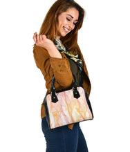 Load image into Gallery viewer, Shoulder Bag - Pink and Peach Wisps
