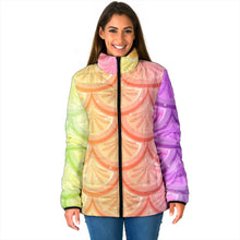 Load image into Gallery viewer, Mermaid Scales Women&#39;s Padded Jacket
