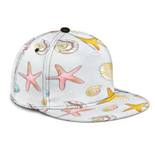 Load image into Gallery viewer, Beach Theme Snapback Hat
