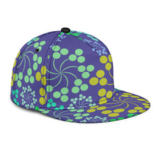 Load image into Gallery viewer, snap back hat with bubble floral design

