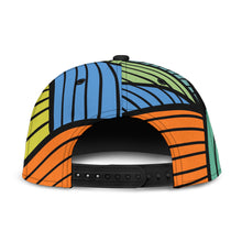 Load image into Gallery viewer, Multi-colored Fractals Snapback Hat
