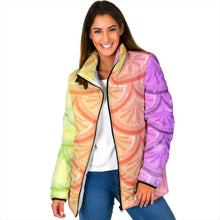 Load image into Gallery viewer, Mermaid Scales Women&#39;s Padded Jacket
