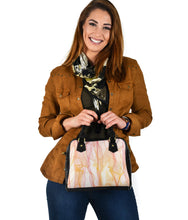 Load image into Gallery viewer, Shoulder Bag - Pink and Peach Wisps
