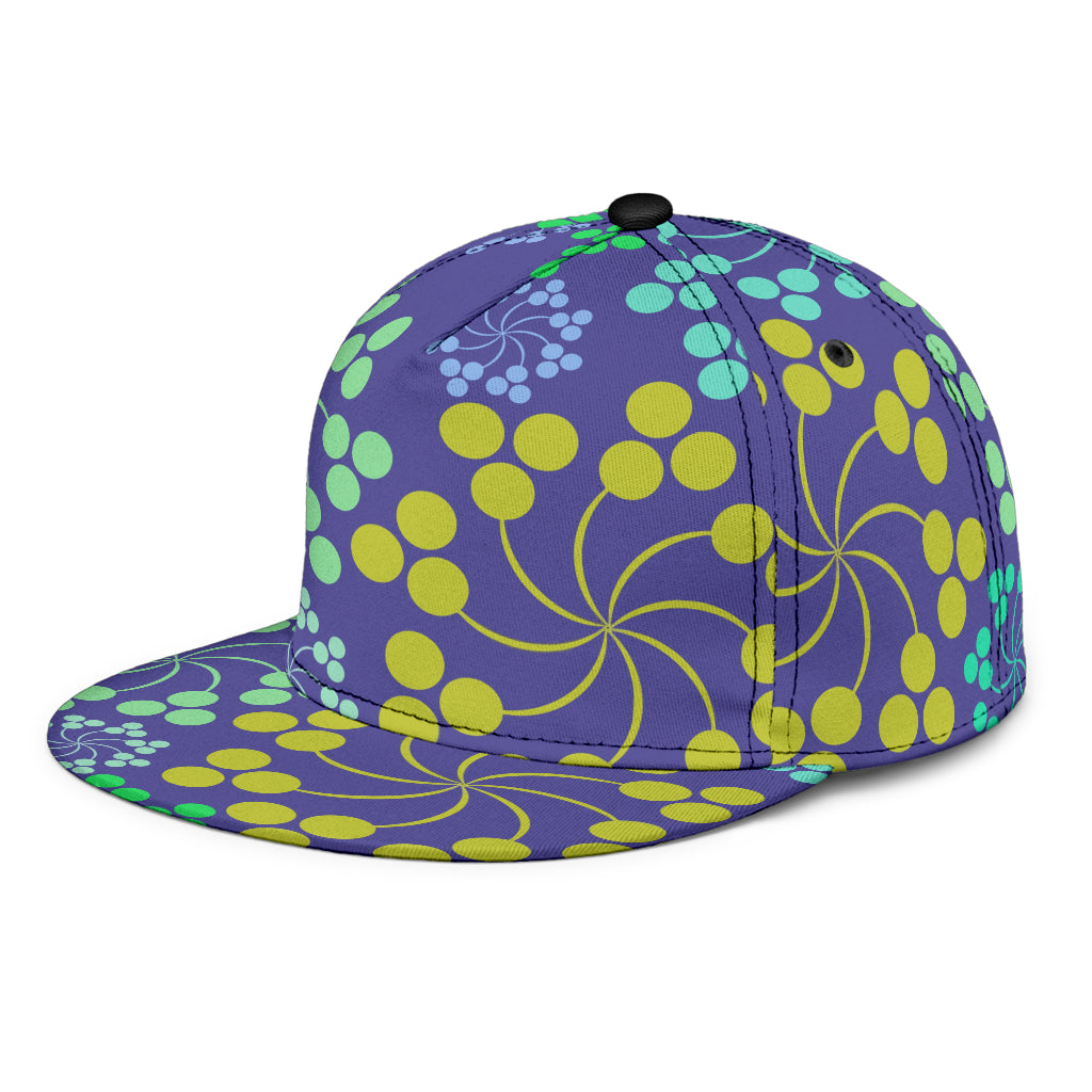 Bubble Floral Snapback Hat