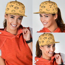 Load image into Gallery viewer, Stars on Brown Snapback hat
