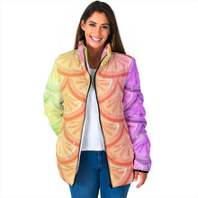 Load image into Gallery viewer, Mermaid Scales Women&#39;s Padded Jacket
