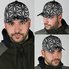 Load image into Gallery viewer, Black Geometric Classic Cap
