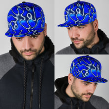 Load image into Gallery viewer, Blue Marble Snapback Hat
