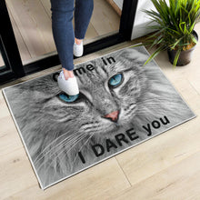 Load image into Gallery viewer, Blue Eyed Cat Door Mat
