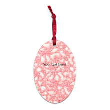 Load image into Gallery viewer, Pink Bubblegum Wooden ornaments - Personalized
