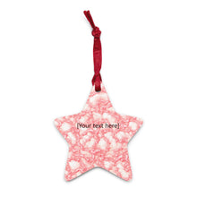 Load image into Gallery viewer, Pink Bubblegum Wooden ornaments - Personalized
