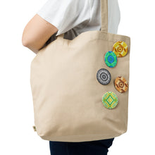 Load image into Gallery viewer, Vibrant Circular Tie-Dye 2.25&quot; Pin Set – Colorful Retro Swirl Buttons
