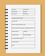 Load image into Gallery viewer, Connections: A Printable Contact Book of People Who Matter (PDF)
