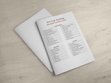 Load image into Gallery viewer, Ultimate Pre-Trip Checklist: Printable Travel Planner Insert for Double-Checking Essentials (8 Pages)
