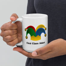 Load image into Gallery viewer, First Class Joker White glossy mug
