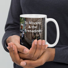 Load image into Gallery viewer, St. Vincent and the Grenadines Saturday Shopping White glossy mug
