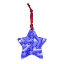 Load image into Gallery viewer, Cloudy Blue Wooden Ornaments
