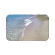Load image into Gallery viewer, Waves Caressing the Sand Bath Mat
