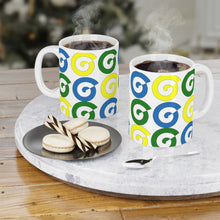 Load image into Gallery viewer, St. Vincent and the Grenadines Independence Spirals Ceramic Mugs (11oz\15oz)
