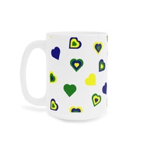 Load image into Gallery viewer, St. Vincent and the Grenadines Independence Hearts Ceramic Mug (11oz\15oz)
