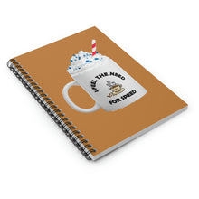 Load image into Gallery viewer, I Feel the Need for Speed, Spiral Lined Notebook
