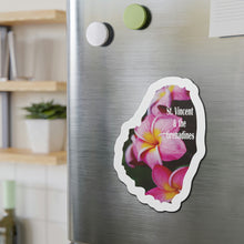 Load image into Gallery viewer, St. Vincent and the Grenadines Die-Cut Magnets - Frangipani Flowers
