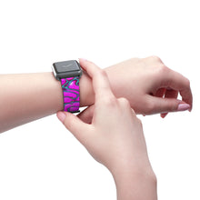 Load image into Gallery viewer, Purple and Green Marble Watch Band
