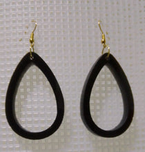 Load image into Gallery viewer, Volcanic Ash Earrings - Teardrop Loop Earrings
