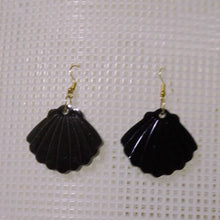 Load image into Gallery viewer, Volcanic Ash Earrings - Scallop Shell
