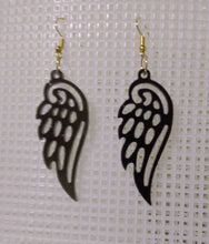 Load image into Gallery viewer, Volcanic Ash Earrings - Angel Wings

