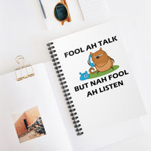 Load image into Gallery viewer, Fool ah Talk, Spiral Lined Notebook
