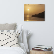 Load image into Gallery viewer, Sun Setting Off Edinboro Point Canvas Wall Art
