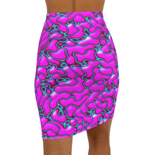 Load image into Gallery viewer, Purple and Blue Marble - Women&#39;s Mini Skirt
