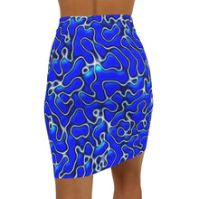 Load image into Gallery viewer, Blue Marble Mini Skirt
