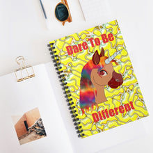 Load image into Gallery viewer, Dare to be Different, Spiral Lined Notebook
