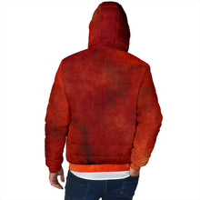 Load image into Gallery viewer, Men&#39;s Padded Hooded Jacket - Autumn Fire
