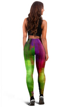 Load image into Gallery viewer, Women&#39;s Leggings - Abstract Green
