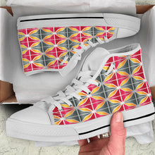 Load image into Gallery viewer, High Top Shoes - Pink and Grey
