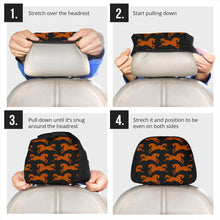 Load image into Gallery viewer, Headrest Covers - Prancing Horses
