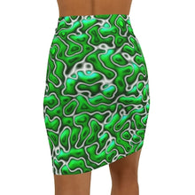 Load image into Gallery viewer, Green Marble Mini Skirt
