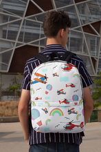Load image into Gallery viewer, School Backpack - Aircraft
