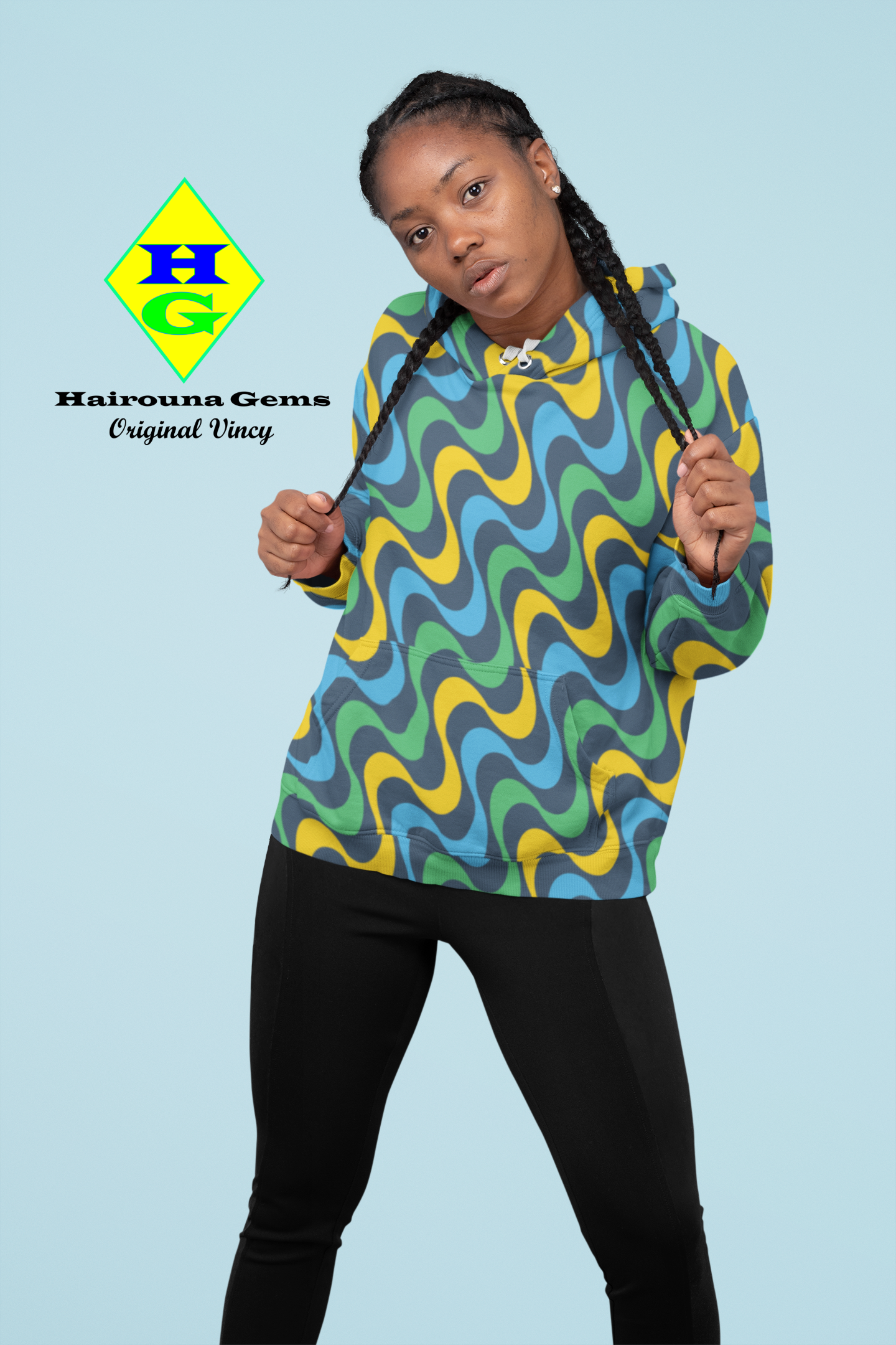 St. Vincent and the Grenadines Hoodie - National Colours