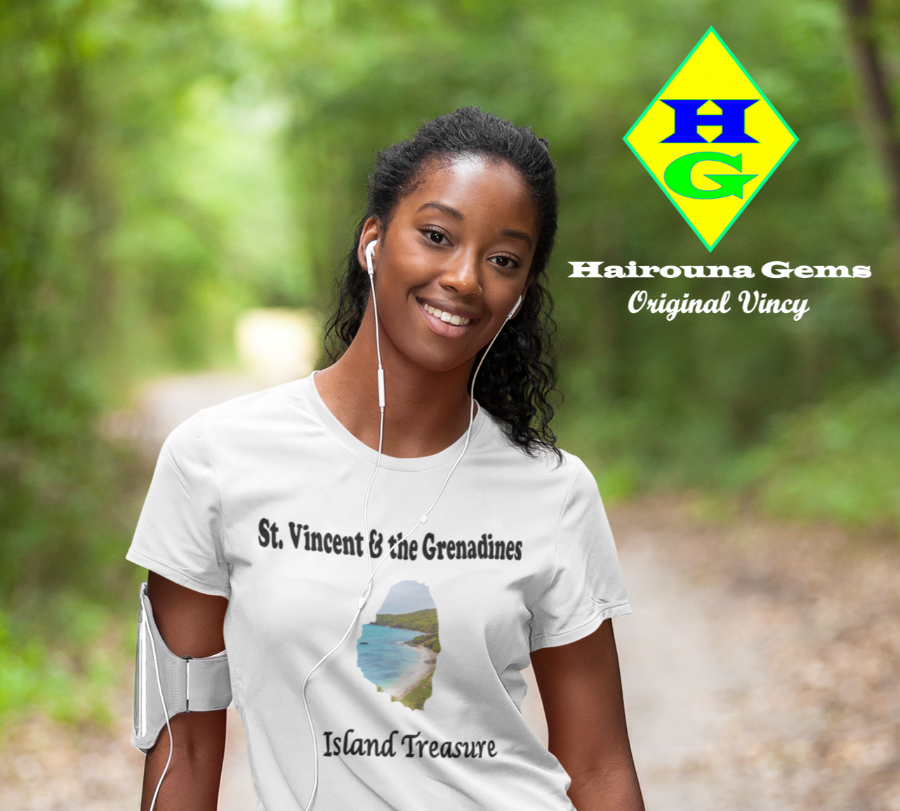 St. Vincent and the Grenadines Unisex t-shirt Island Treasure (b)