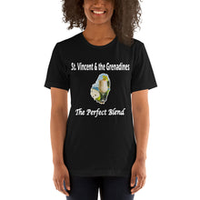 Load image into Gallery viewer, St. Vincent and the Grenadines T-Shirt Short-Sleeve Unisex - The Perfect Blend (W)
