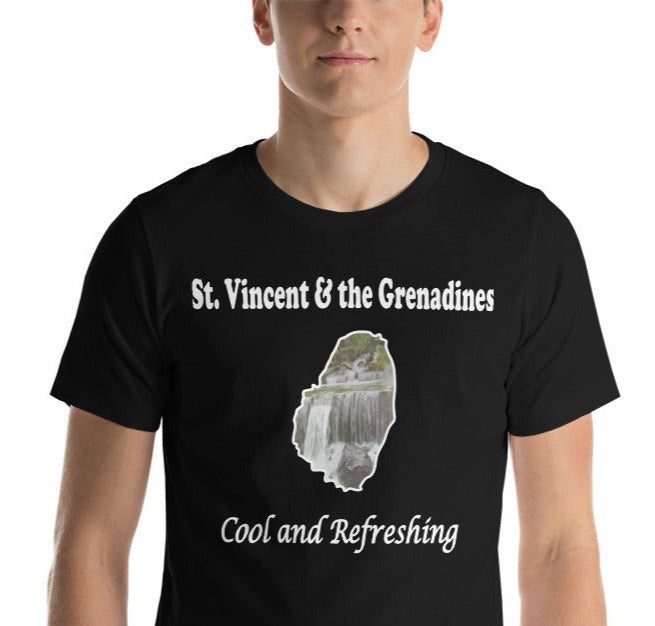 St. Vincent and the Grenadines Cool and Refreshing black t-shirt