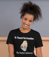 Load image into Gallery viewer, St. Vincent and the Grenadines t-shirt Perfect Getaway (w)
