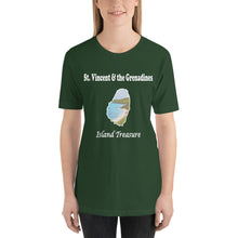 Load image into Gallery viewer, St. Vincent and the Grenadines Unisex t-shirt - Island Treasure (w)
