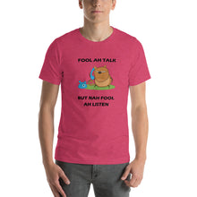 Load image into Gallery viewer, Fool Ah Talk - Short-sleeve unisex t-shirt (L)
